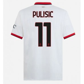 AC Milan Christian Pulisic #11 Udebanetrøje 2024-25 Kort ærmer